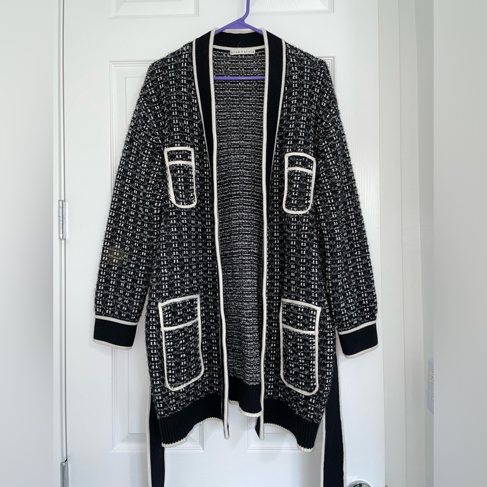 Alice + Olivia Fleece Cardigan